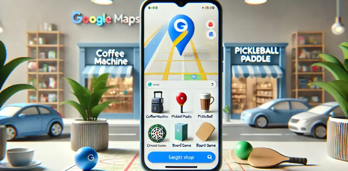 Google Maps ricerca prodotti negozi vicini