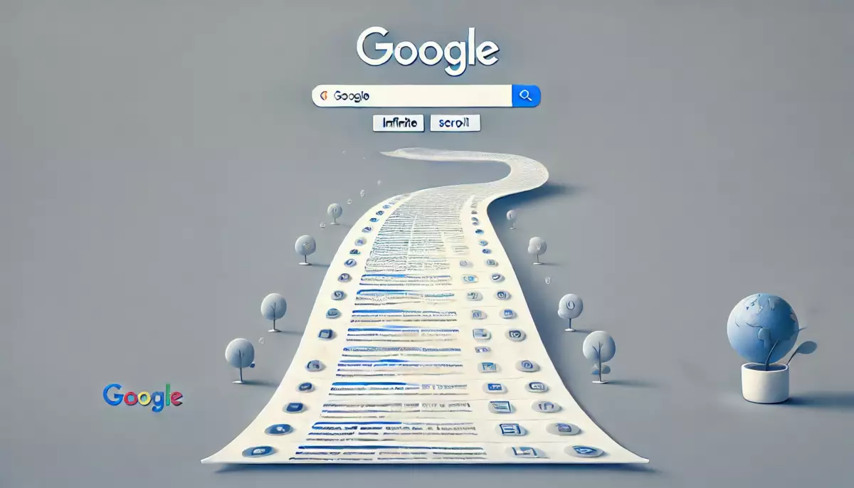 Google infinite scroll